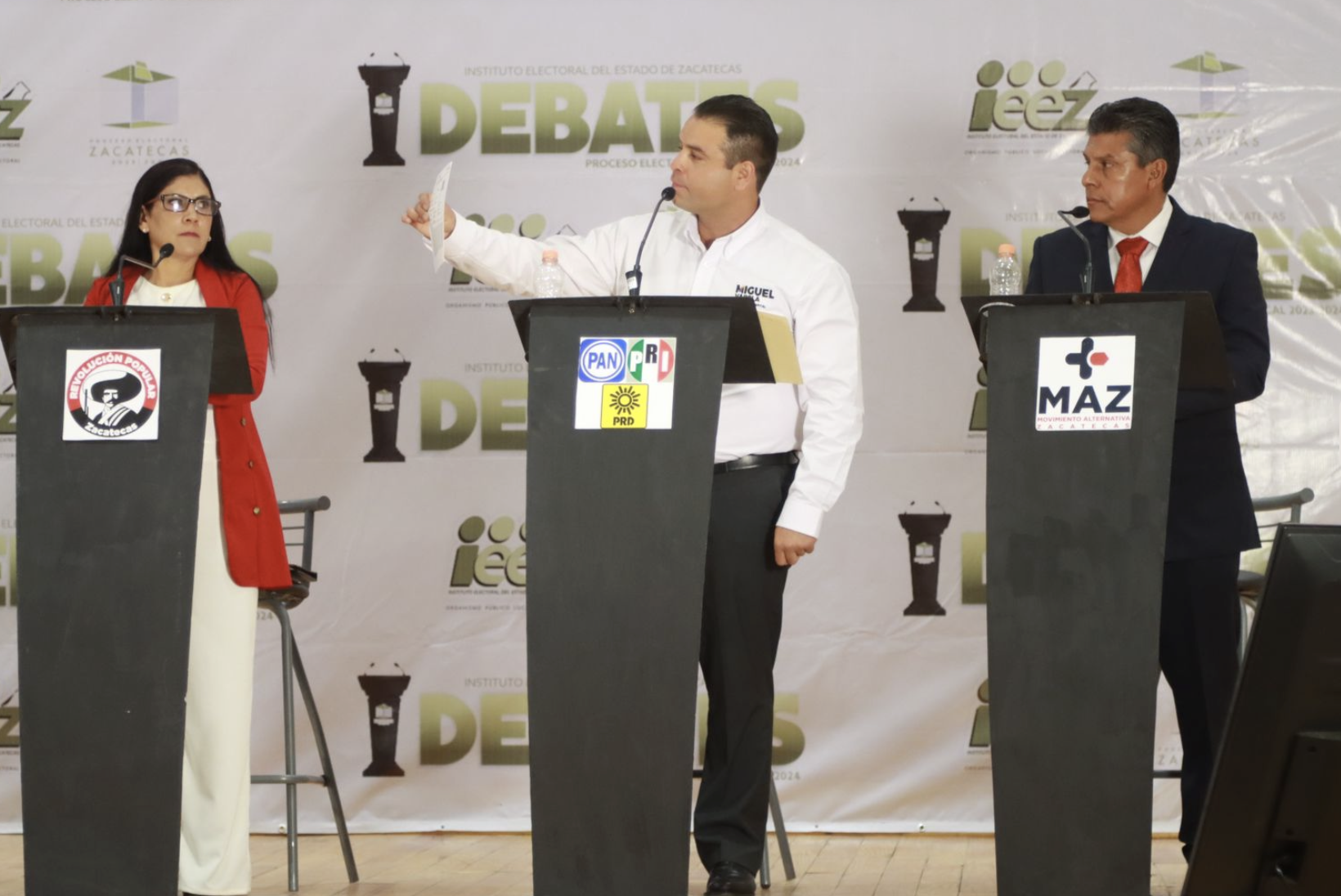 Debate: Exhibe Miguel Varela corrupción de Jorge Miranda en Zacatecas 